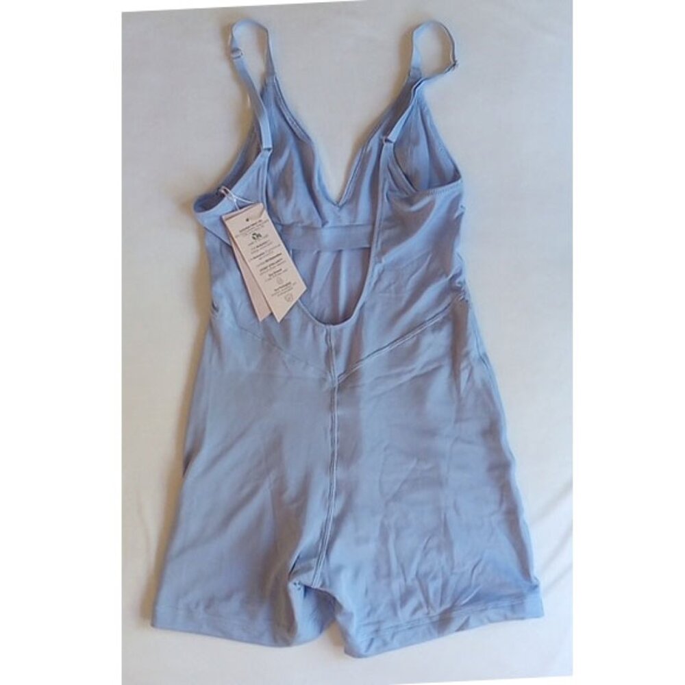 NWT We Are HAH Raise The Barre Onesie S Periwinkle Bike Short - Picture 4 of 6